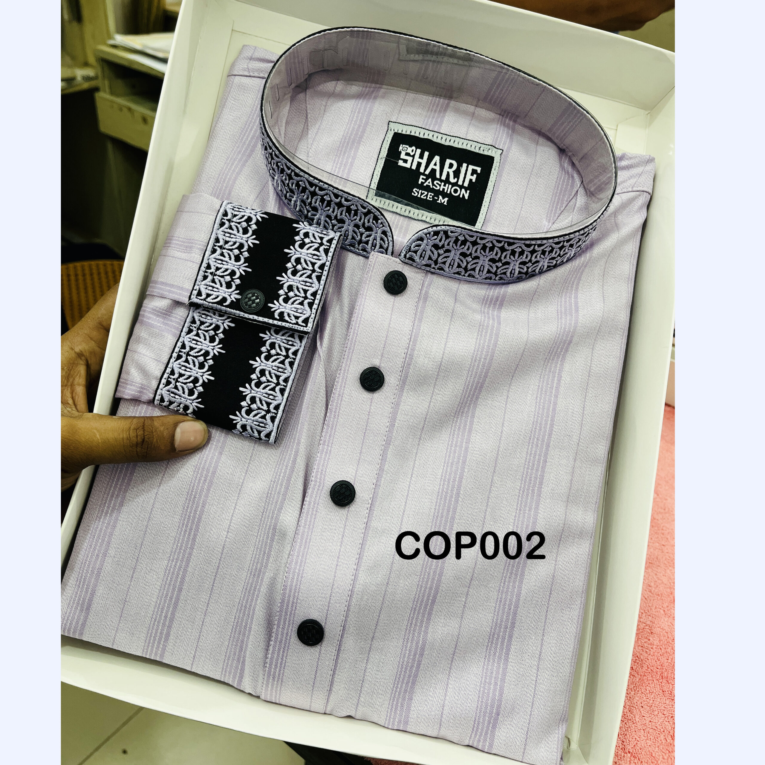 কপ হাতা সফট কটন ফেব্রিক - Image 3